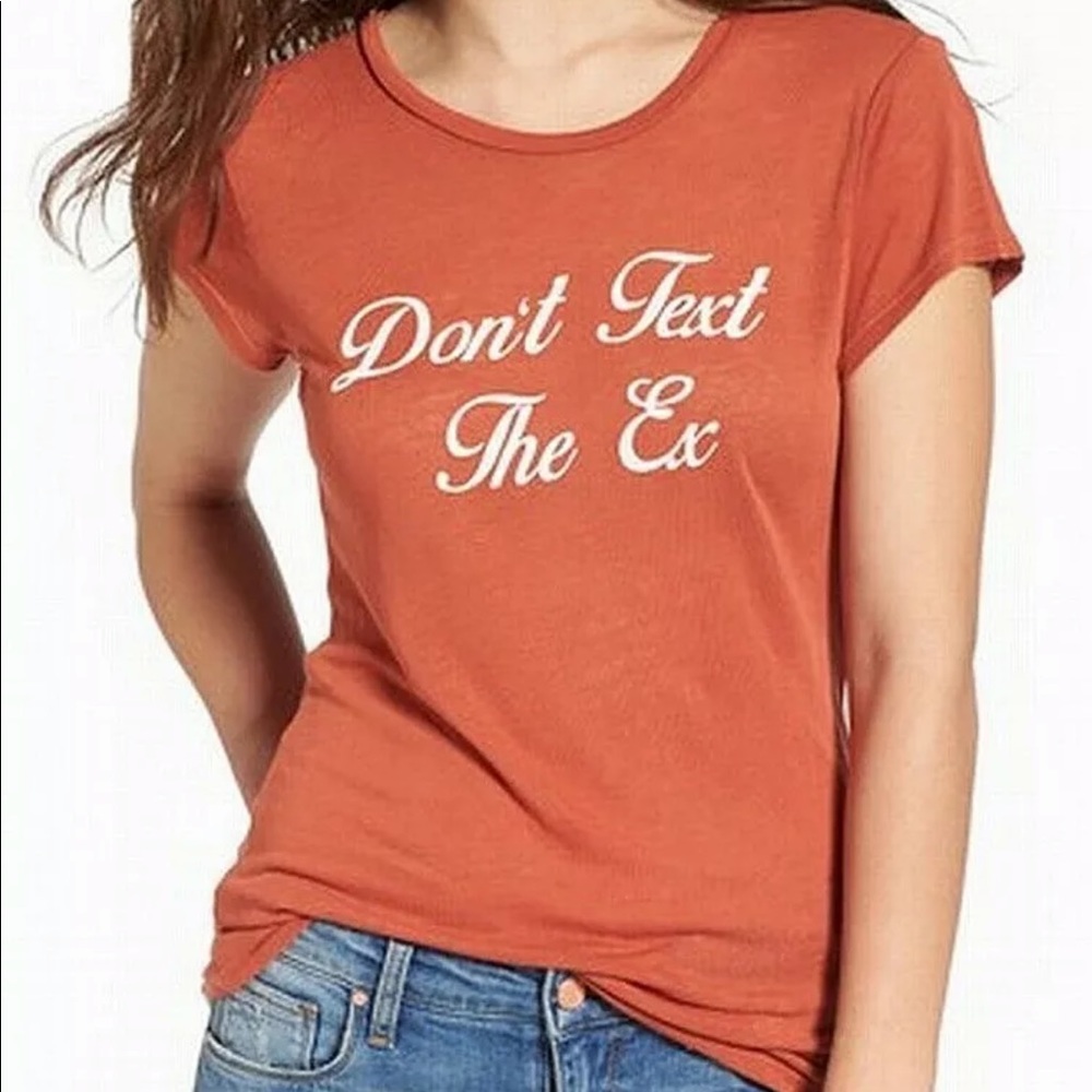 Don’t Text the Ex Graphic Tee • Size S - Picture 1 of 5